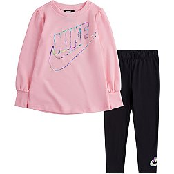 Nike Toddler Girls' Iridescent Fleece Top and Leggings Set