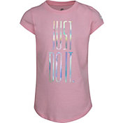 Nike Toddler Girls' Iridescent JDI Short Sleeve T-Shirt