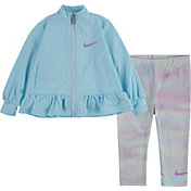 Nike Toddler Girls' Rise All Over Print Tricot Jacket and Leggings Set