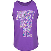 Nike Little Girls' Sprinkle Swoosh Just Do It Logo Tank Top