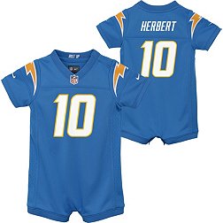 Nike Infant Los Angeles Chargers Justin Herbert #10 Romper Jersey