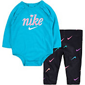 Nike Infant Girls' Long Sleeve Bodysuit and Leggings Set