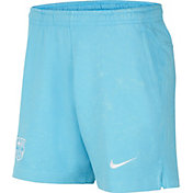 Nike Men's FC Barcelona Beach Wash Blue Shorts