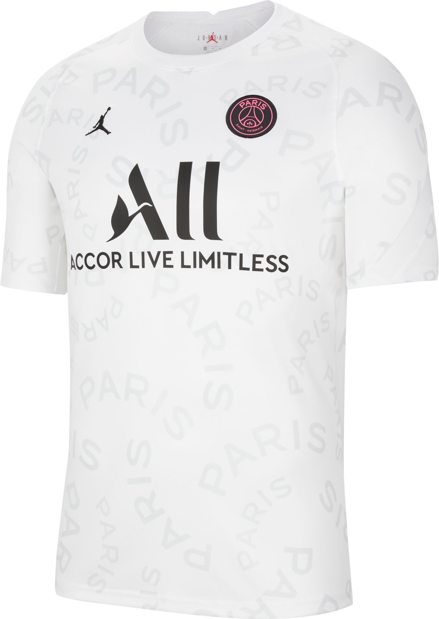 psg white jersey jordan