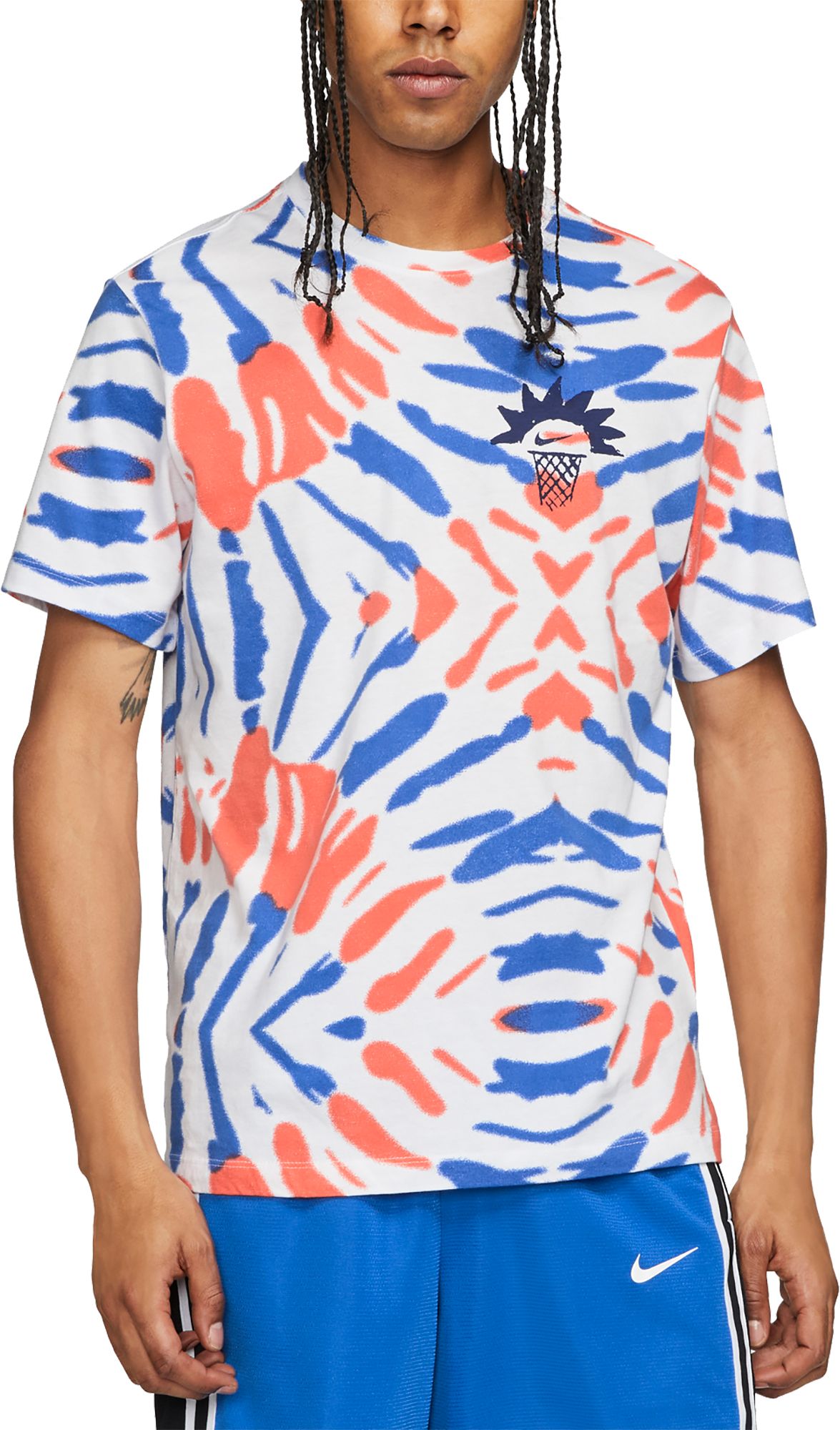 Tie dye nike discount shirt