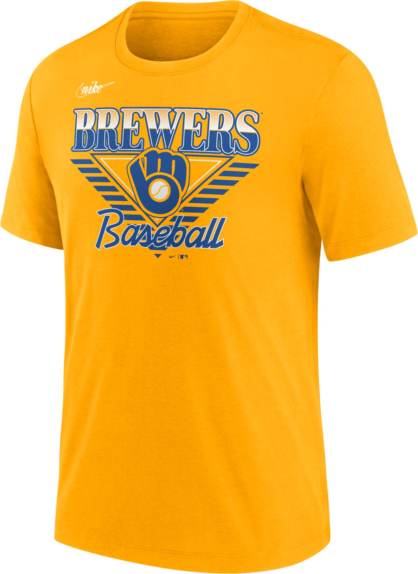 Nike / Men's Milwaukee Brewers Grey Logo Legend T-Shirt