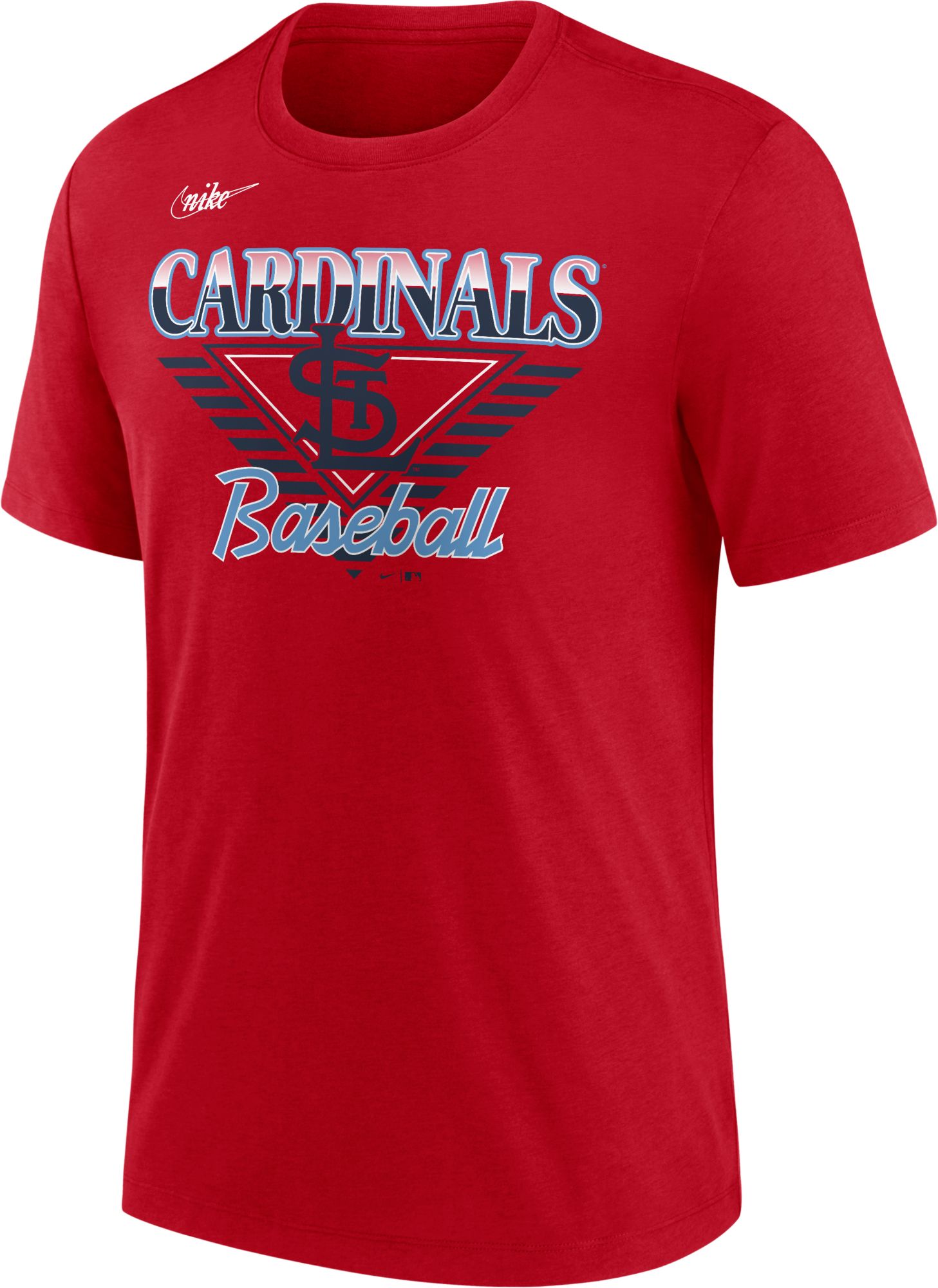 Dick's Sporting Goods Nike Men's St. Louis Cardinals Red Cooperstown Rewind  T-Shirt