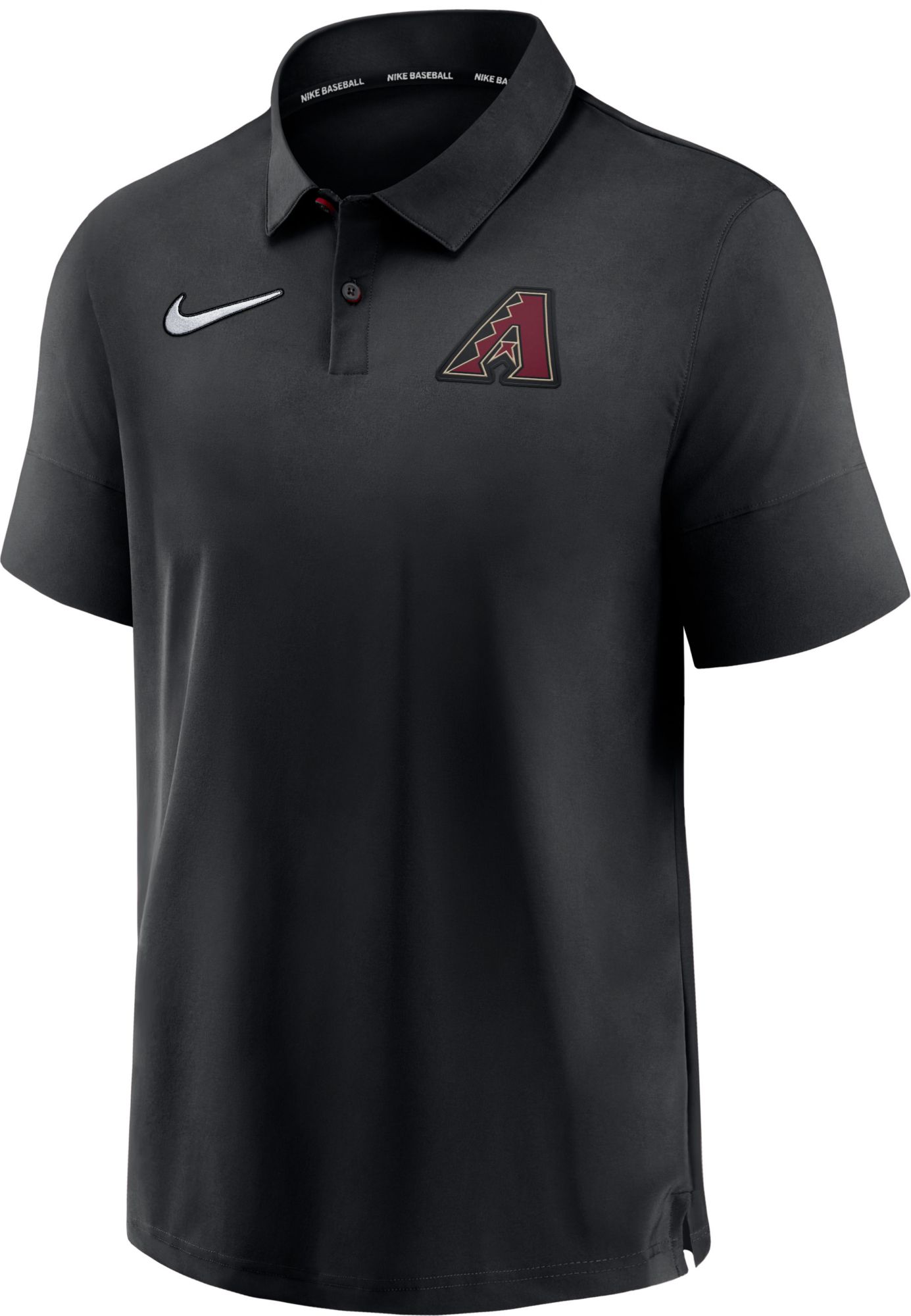 Men's Cleveland Indians Nike Gray Stripe Polo