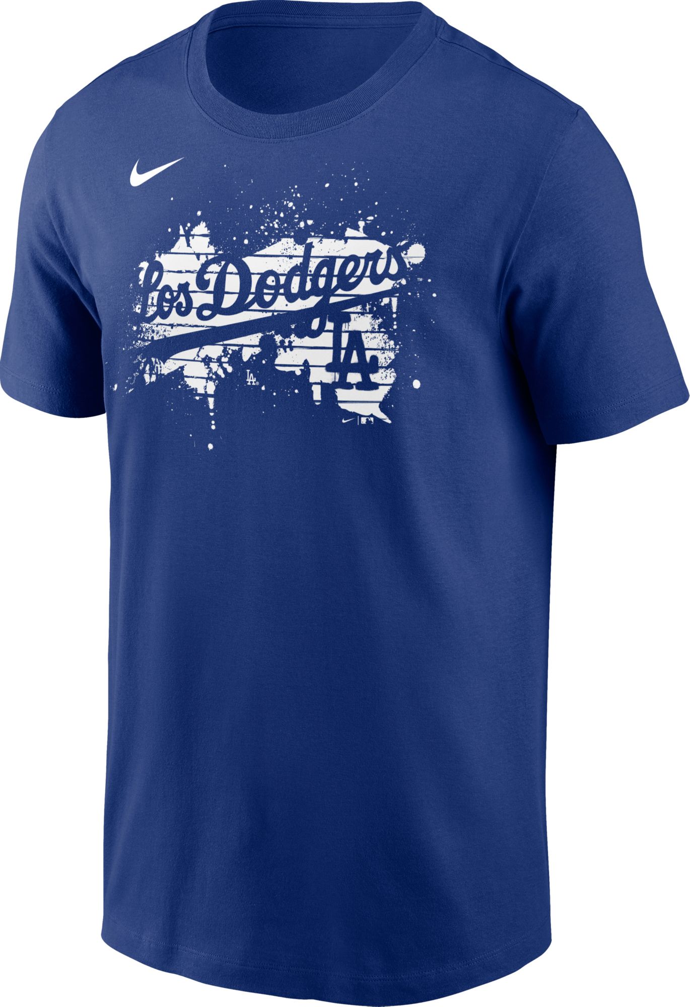 Nike Men's Los Angeles Dodgers Baseline Polo - Gray - S (Small)