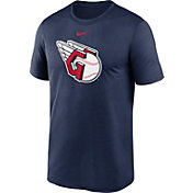 Nike Men's Cleveland Guardians Navy Large Logo T-Shirt