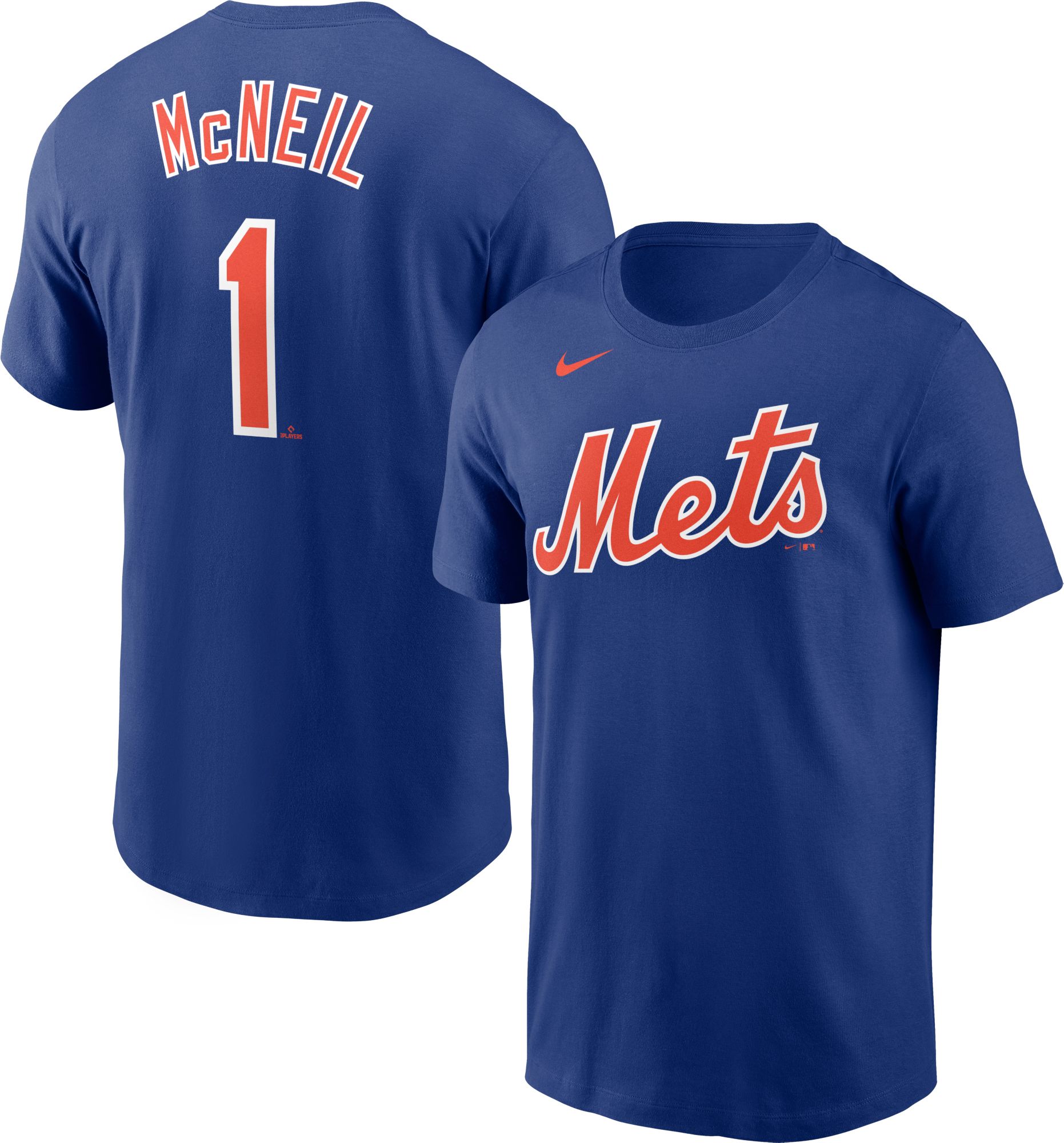 Nike Men's New York Mets Jeff McNeil #1 Blue T-Shirt