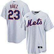 Nike Men's Replica New York Mets Javier Báez #23 White Cool Base Jersey