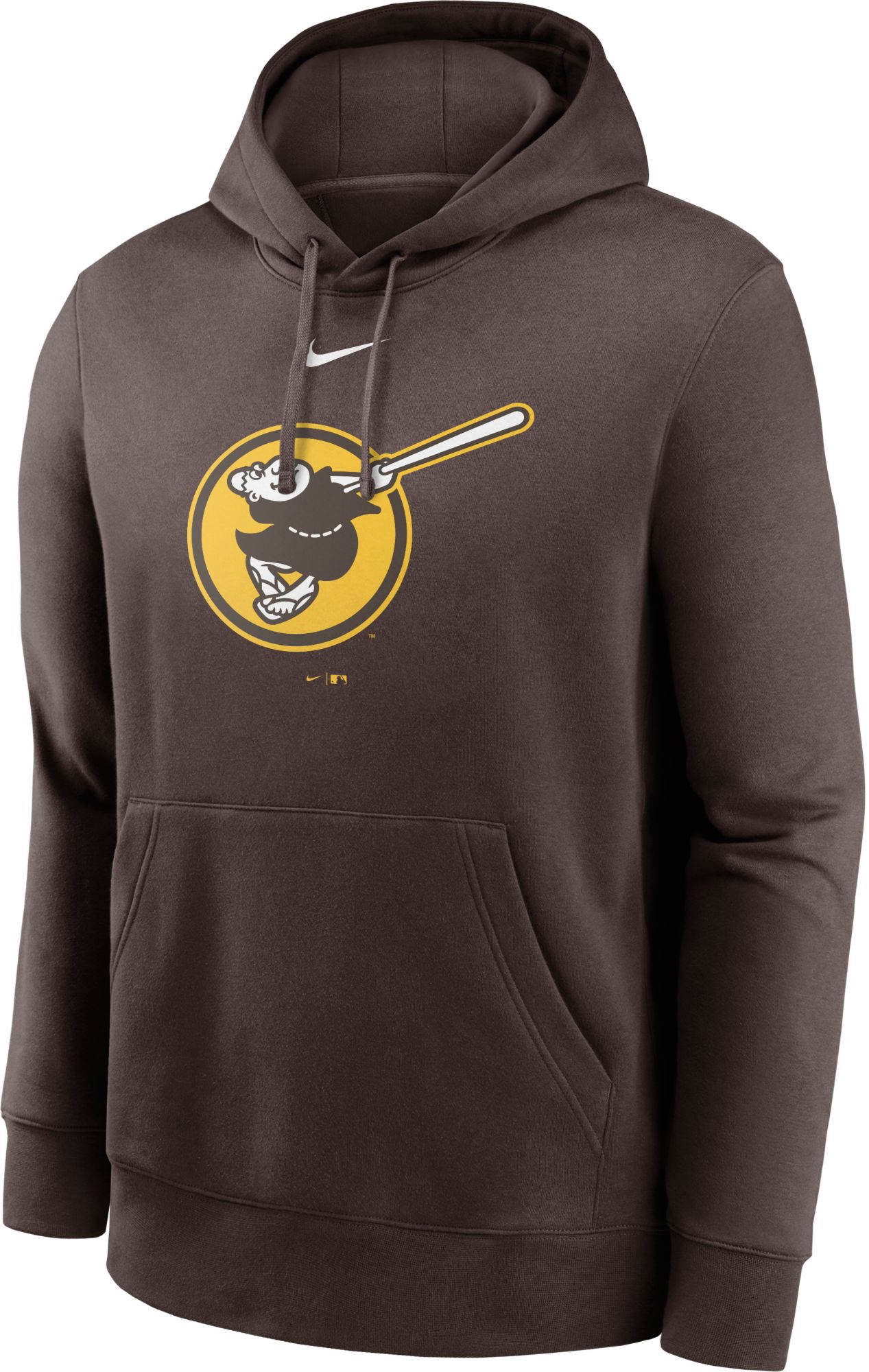 Men's San Diego Padres Brown Club Fleece Hoodie