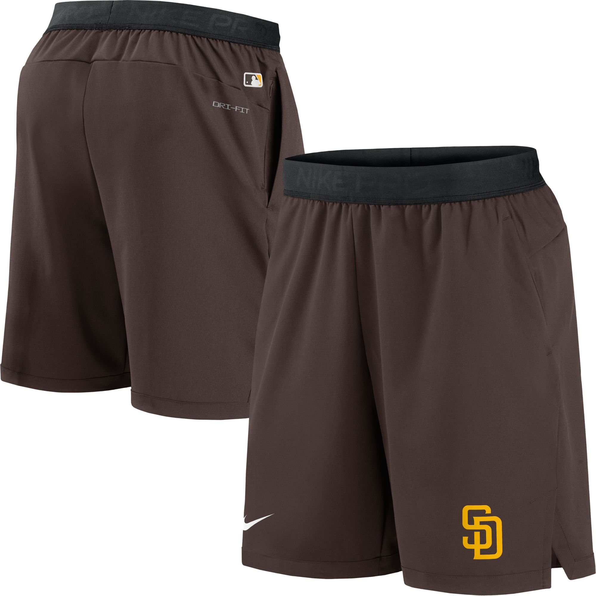 Nike / Men's San Diego Padres Brown Flex Vent Shorts
