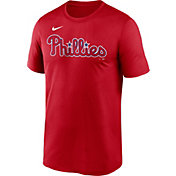 Nike Men's Philadelphia Phillies Red Wordmark Legend T-Shirt