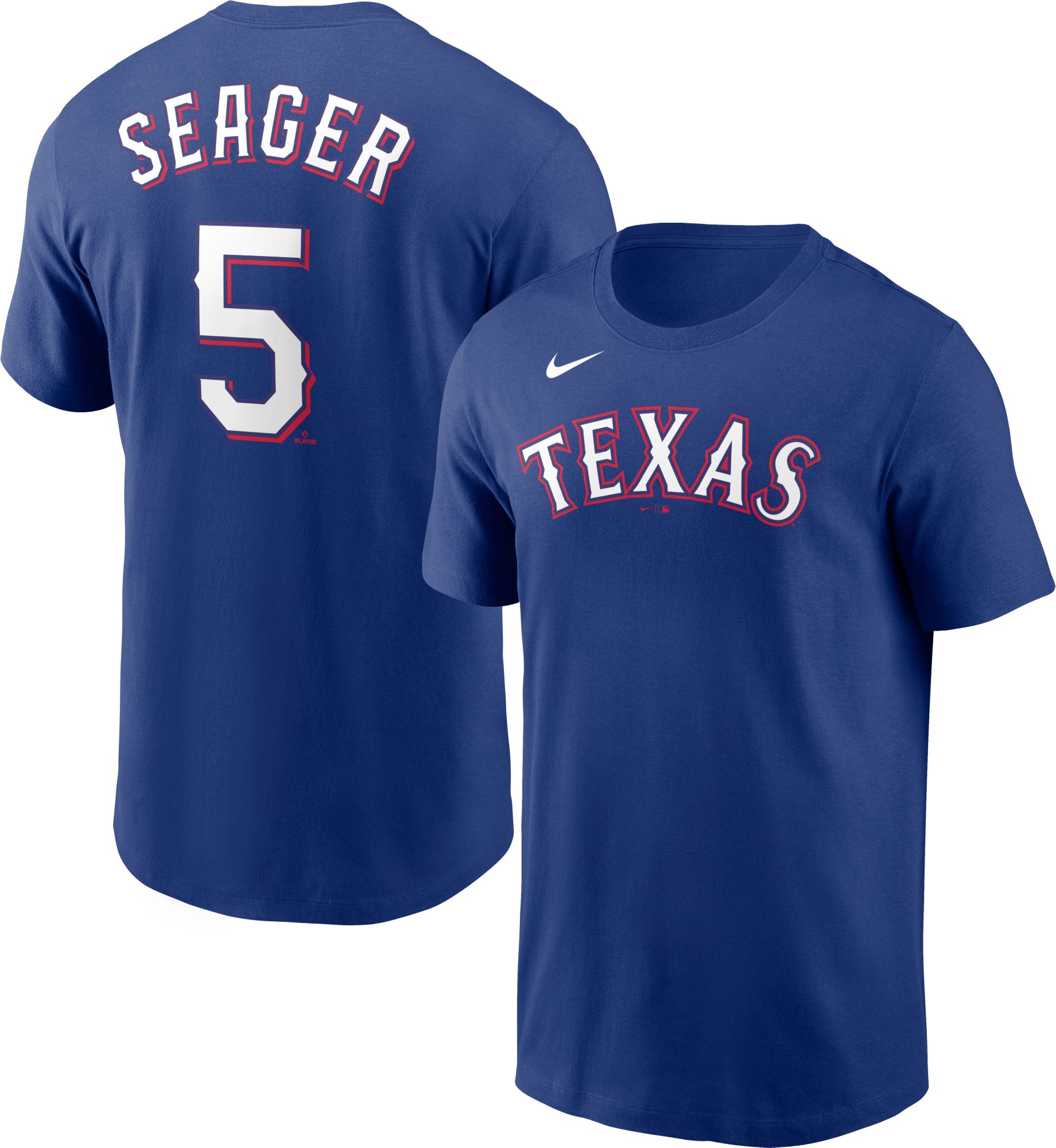 Nike Men's Texas Rangers Corey Seager #5 White Home Cool Base Jersey