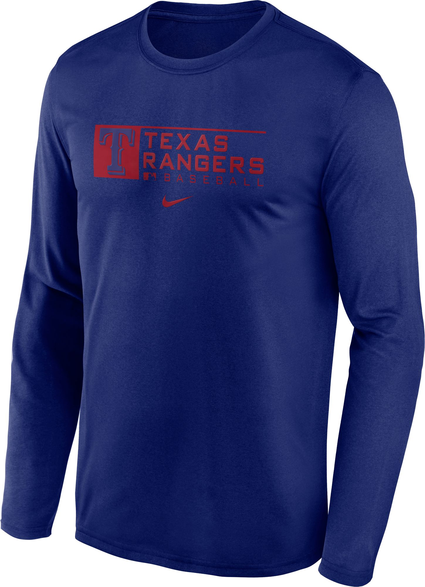 Dick's Sporting Goods Nike Men's Texas Rangers Royal Early Work T-Shirt