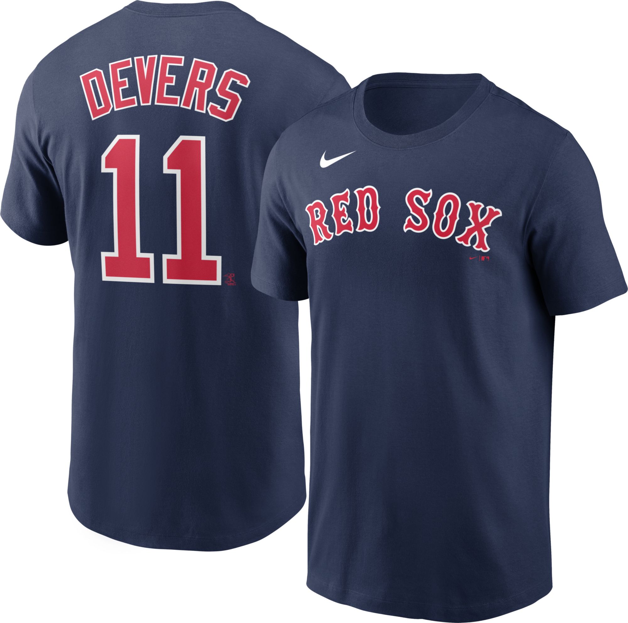 Boston Red Sox Ortiz #34 Perfect Circle T-Shirt - Navy – 19JerseyStreet