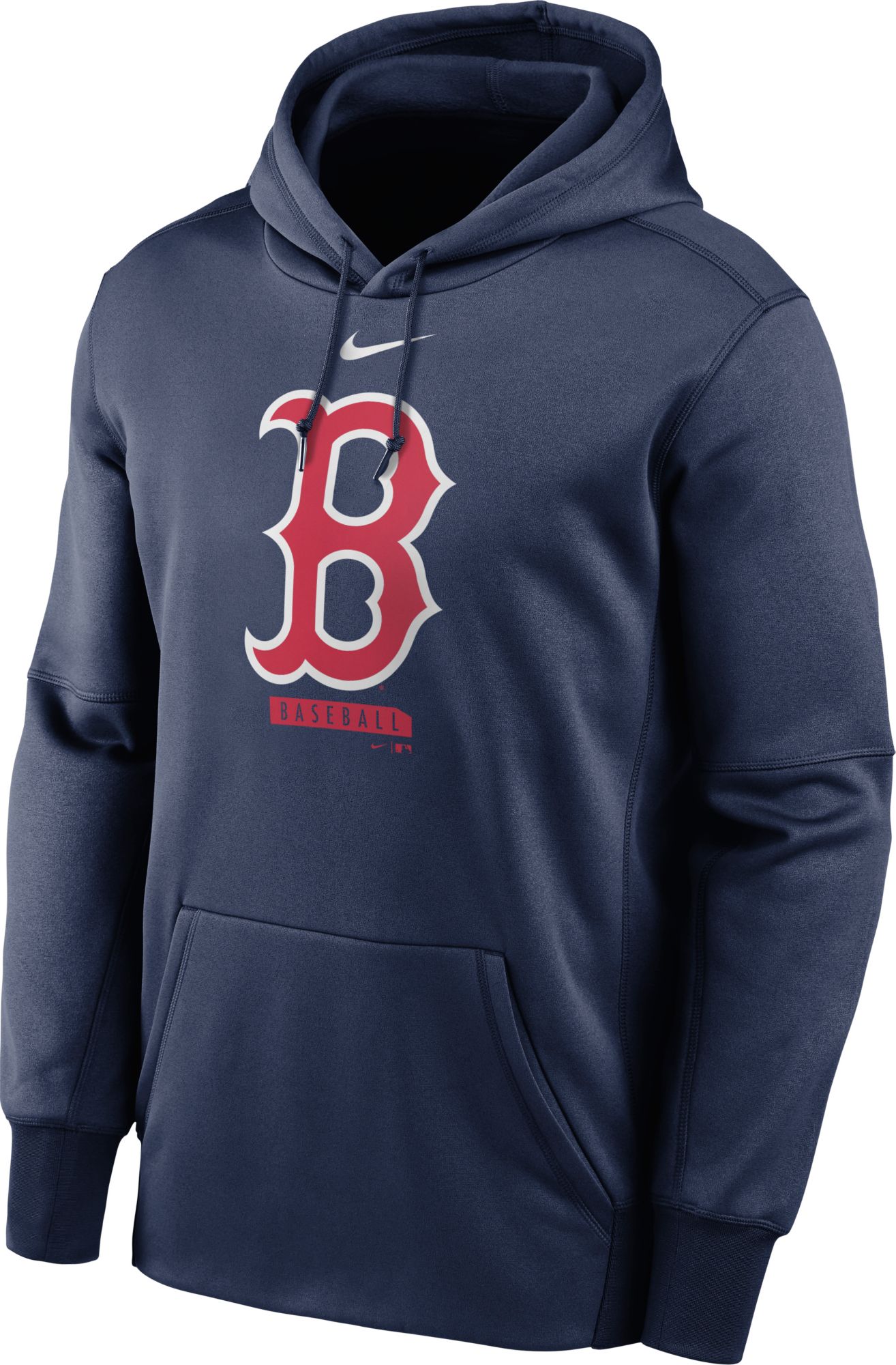 Nike / Men's Boston Red Sox Navy Therma-FIT Hoodie