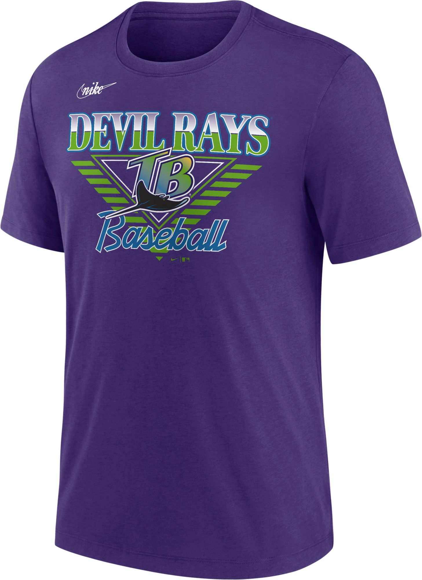 Nike / Men's Tampa Bay Rays Purple Cooperstown Rewind T-Shirt