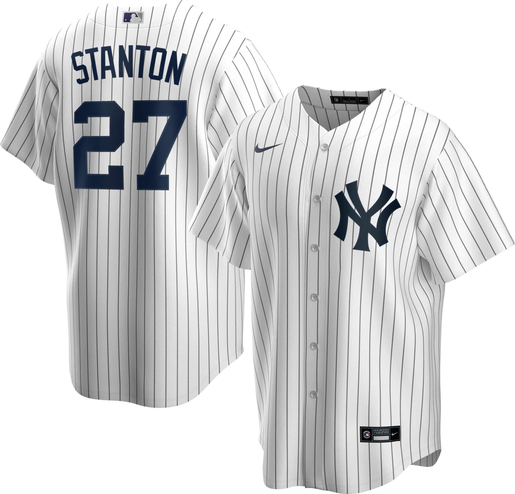 Nike / Youth Replica New York Yankees Aaron Judge #99 Cool Base Grey Jersey