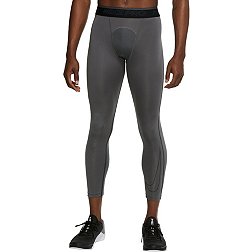 Compression Man Sport Cropped pants Men Sports Tights For Men Basketball  Tights Male Compress Run Crossfit Leggings 3/4 Color: Black, Size: XL
