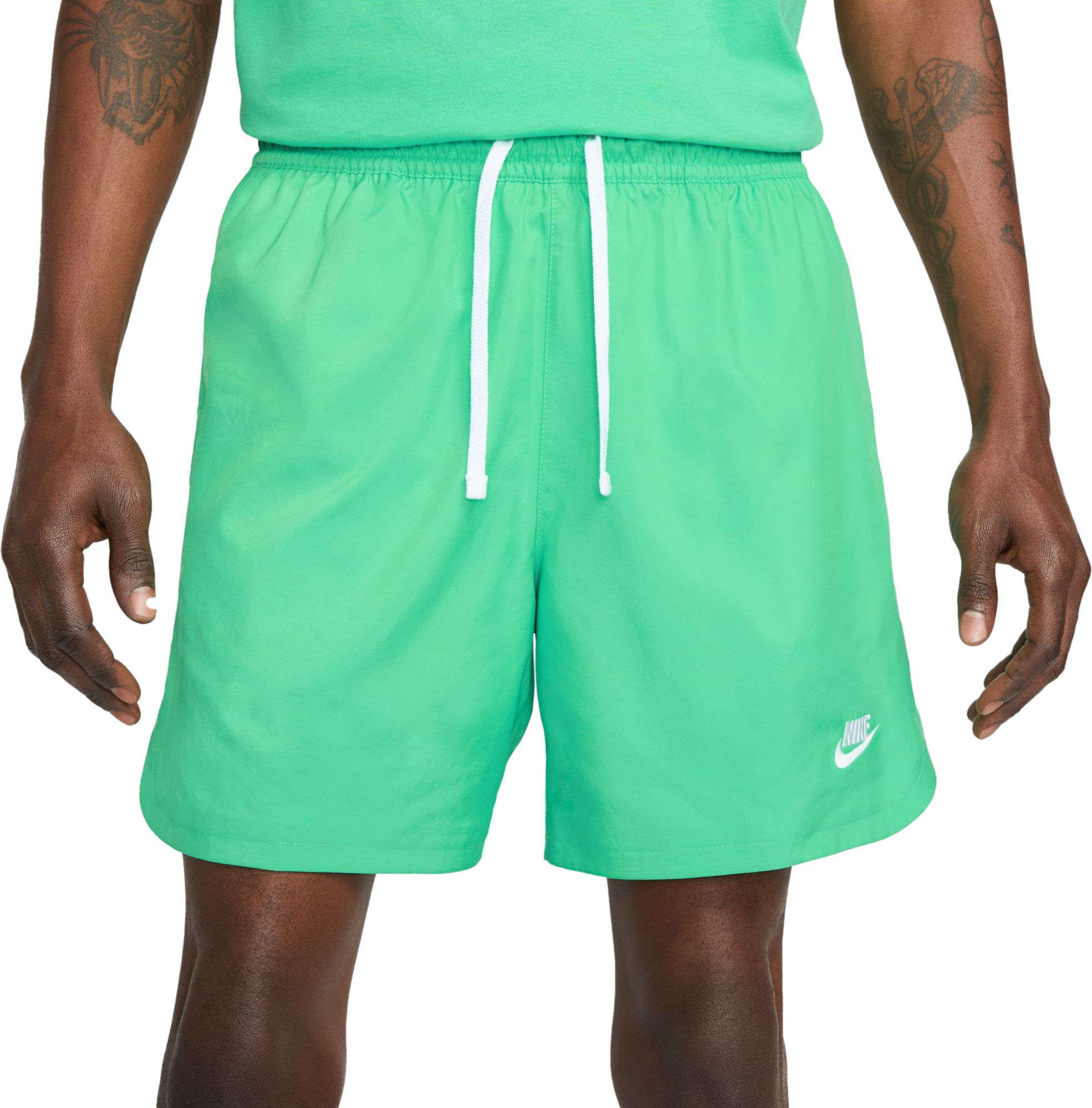 Nike NSW Sport Essentials Woven Lined Flow Mens Shorts Green