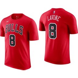 Nike Men's Chicago Bulls Zach LaVine #8 Red T-Shirt