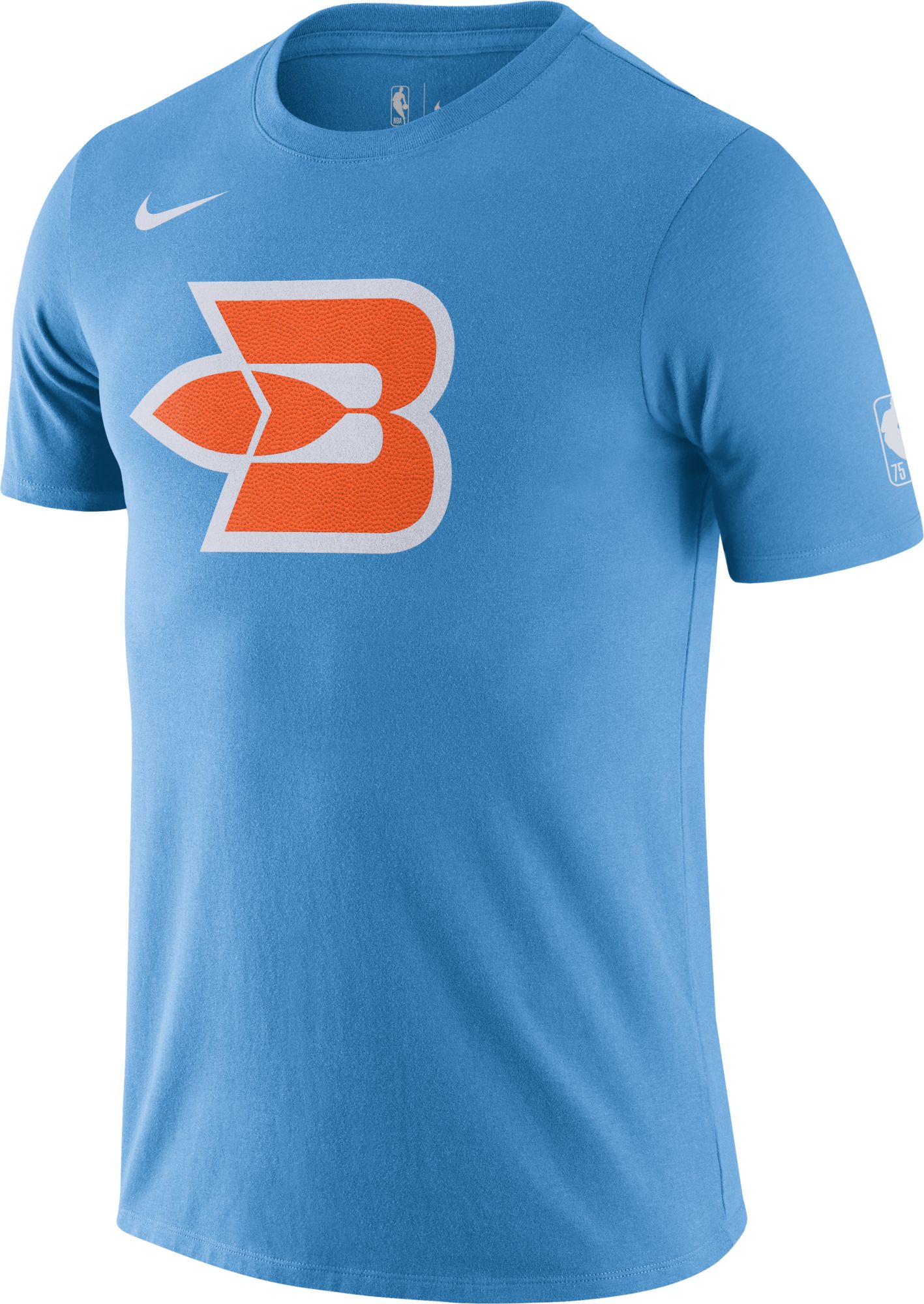 Nike / Men's 2021-22 City Edition Los Angeles Clippers Blue Dri-Fit Logo  T-Shirt