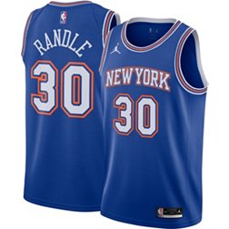 Jordan Men's New York Knicks Julius Randle #30  Blue Dri-FIT Swingman Jersey