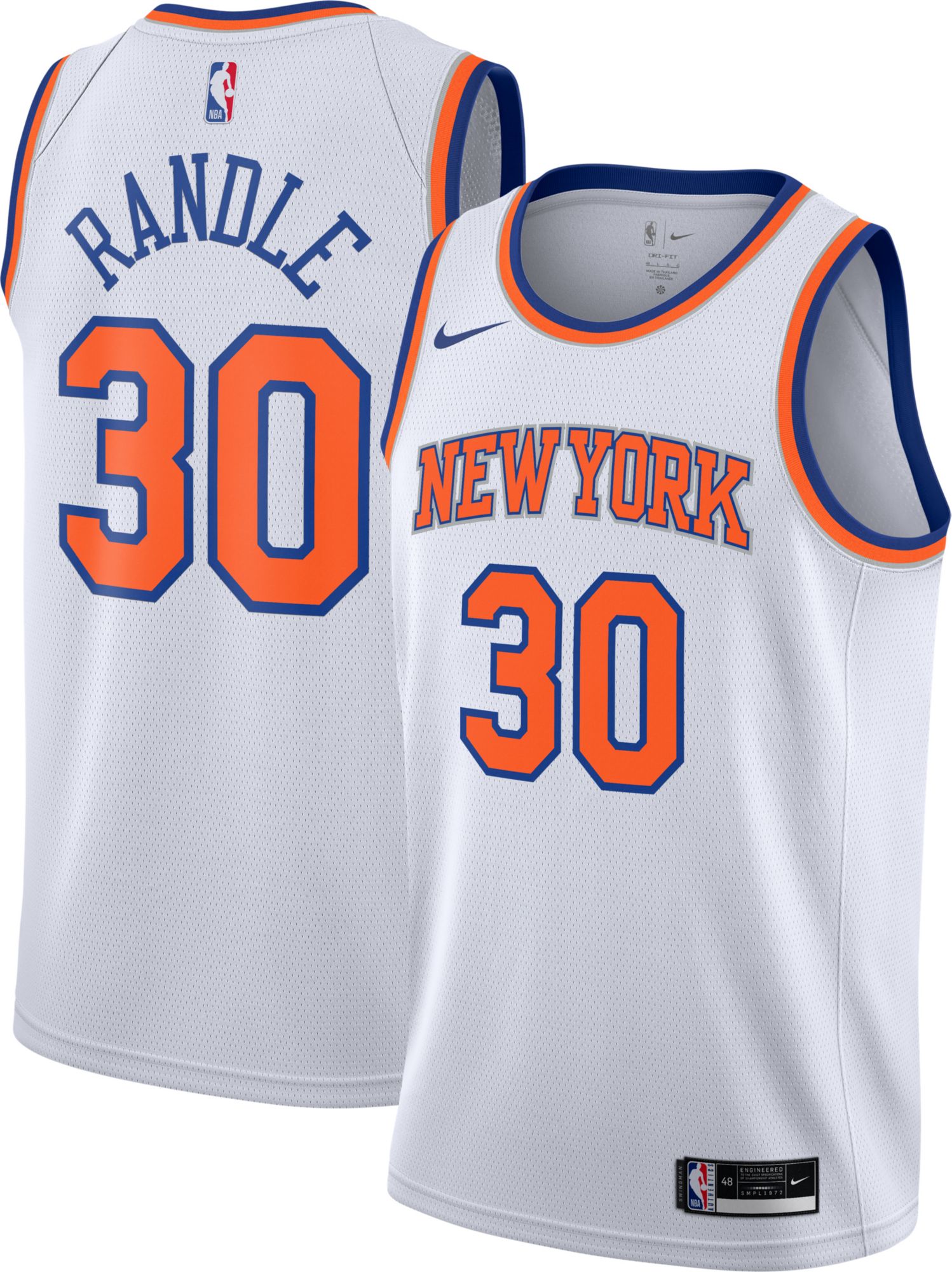 Nike Basketball NBA New York Knicks Julius Randle unisex jersey