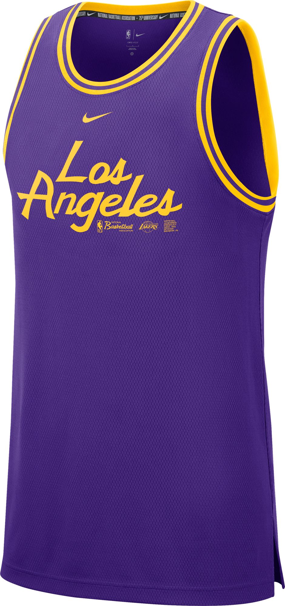 Nike Los Angeles Lakers Courtside Men's Dri-FIT NBA Tank Top in Purple -  ShopStyle Shirts