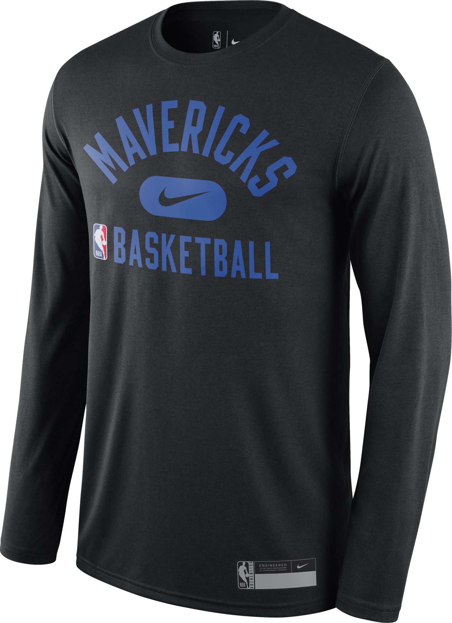 Dallas Mavericks Adidas NBA Authentics Long Sleeve Shirt Men's blue/navy New