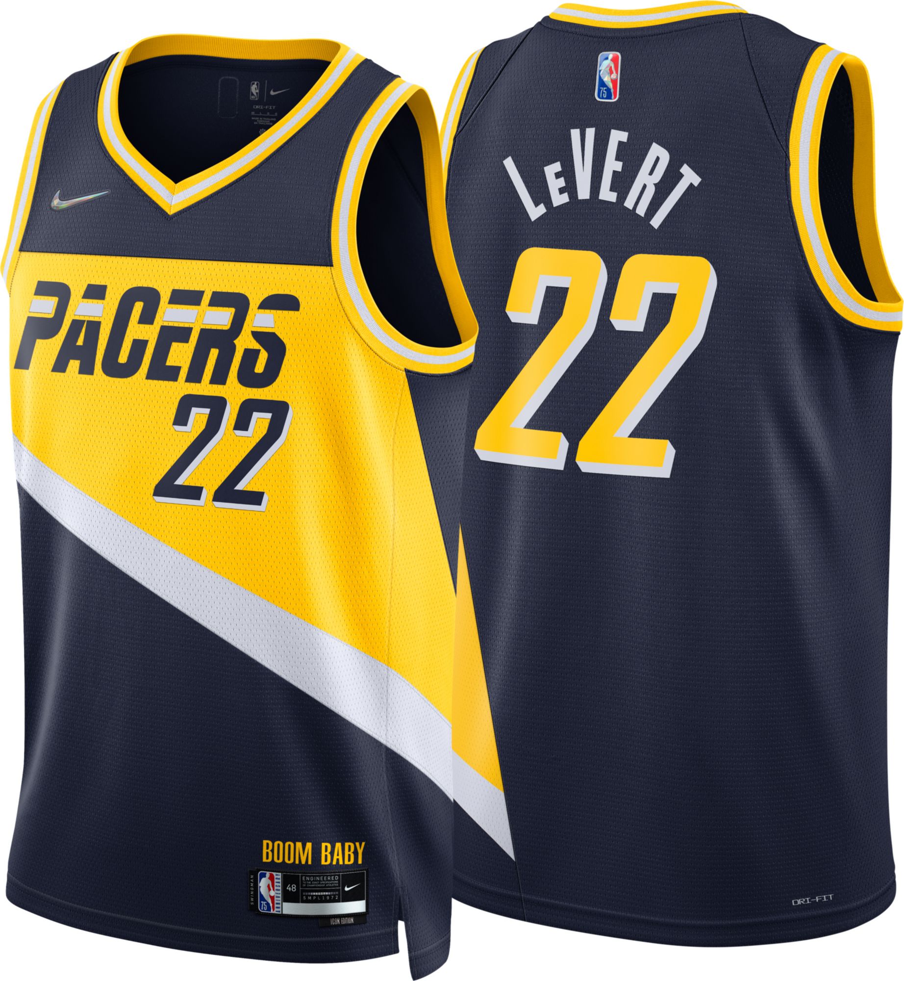 Nike / Men's 2021-22 City Edition Indiana Pacers Caris LeVert #22