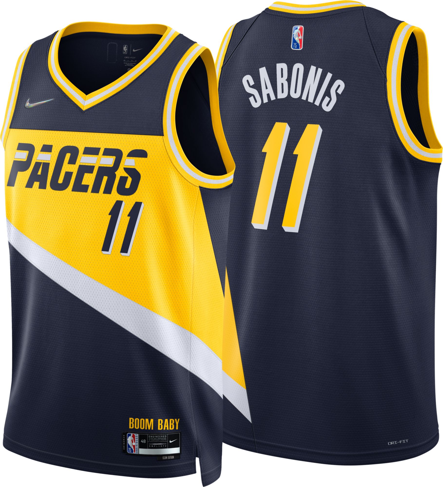 Domantas Sabonis Indiana Pacers Nike Youth 2021/22 Swingman Jersey - City  Edition - Navy