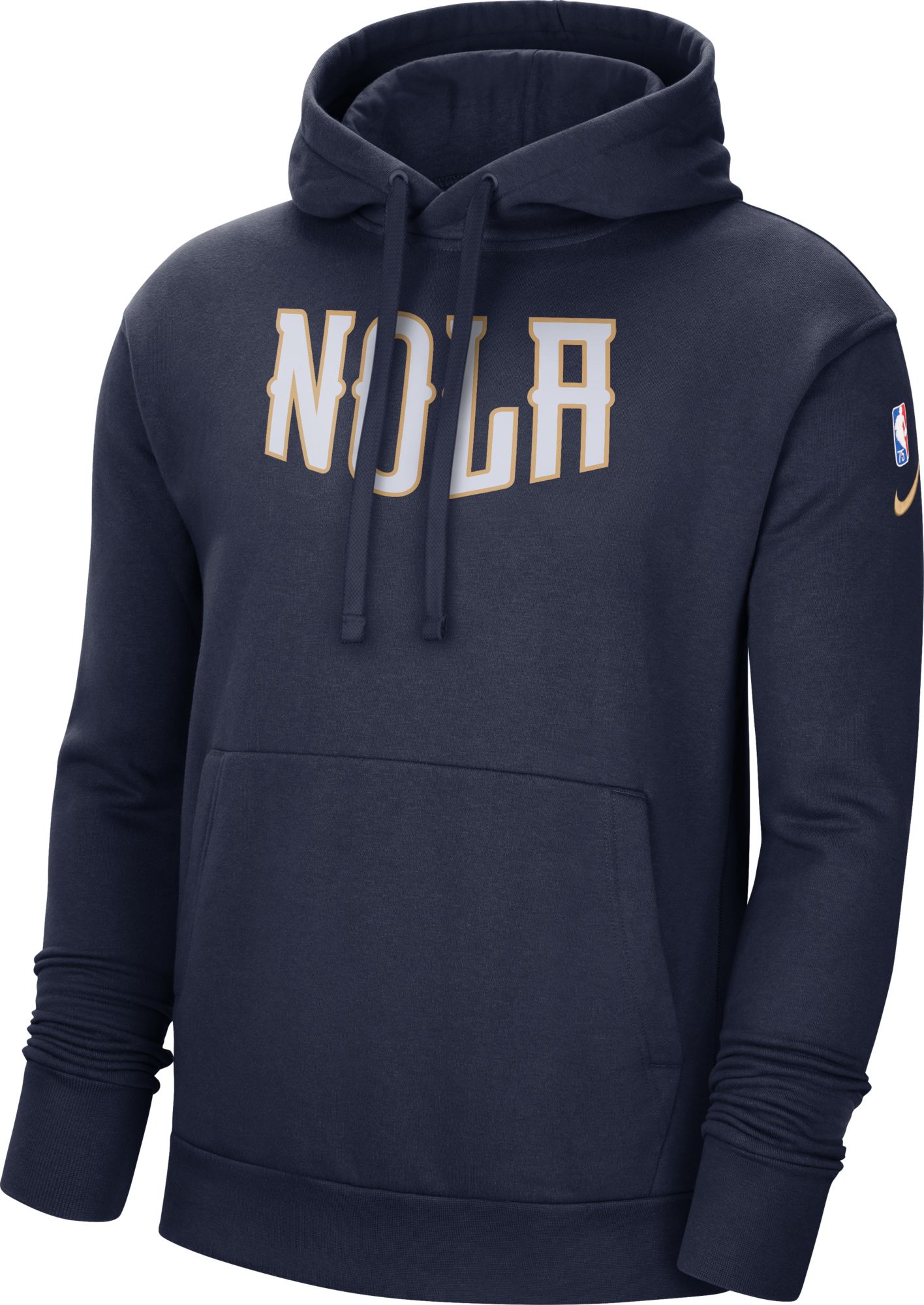 Nike / Men's 2021-22 City Edition New Orleans Pelicans Blue Essential  Pullover Hoodie