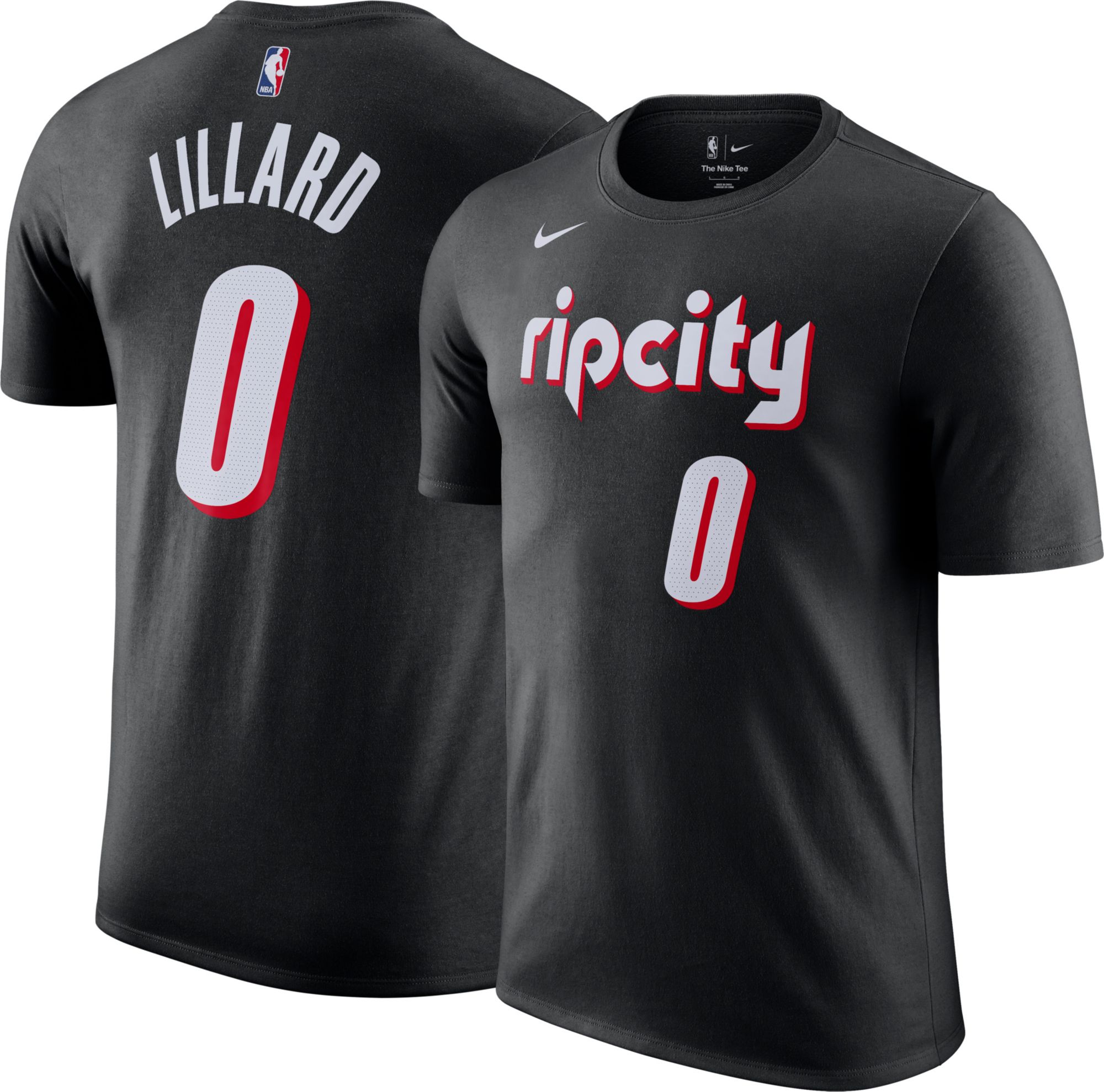 Damian Lillard Signed Portland Trail Blazers Nike NBA Dri-Fit City