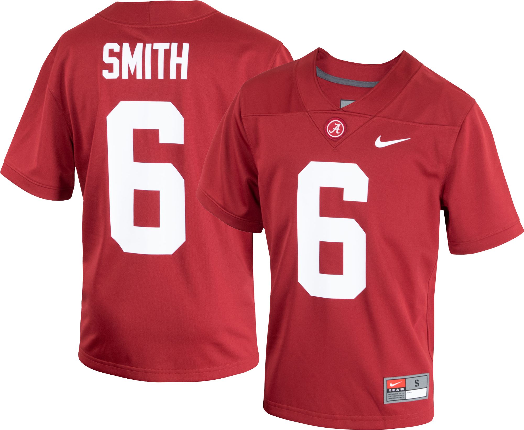 Nike Men's Alabama Crimson Tide DeVonta Smith #6 Crimson Dri-FIT Game Football Jersey