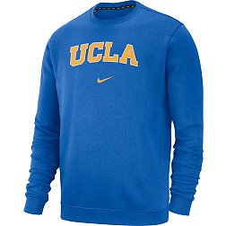 Nike Men's UCLA Bruins True Blue Club Fleece Crew Neck Sweatshirt