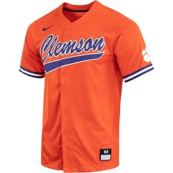 Nike Men's Clemson Tigers Orange Dri-FIT Replica Baseball Jersey