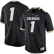 Nike Men's Colorado Buffaloes #1 Black Dri-FIT Game Football Jersey