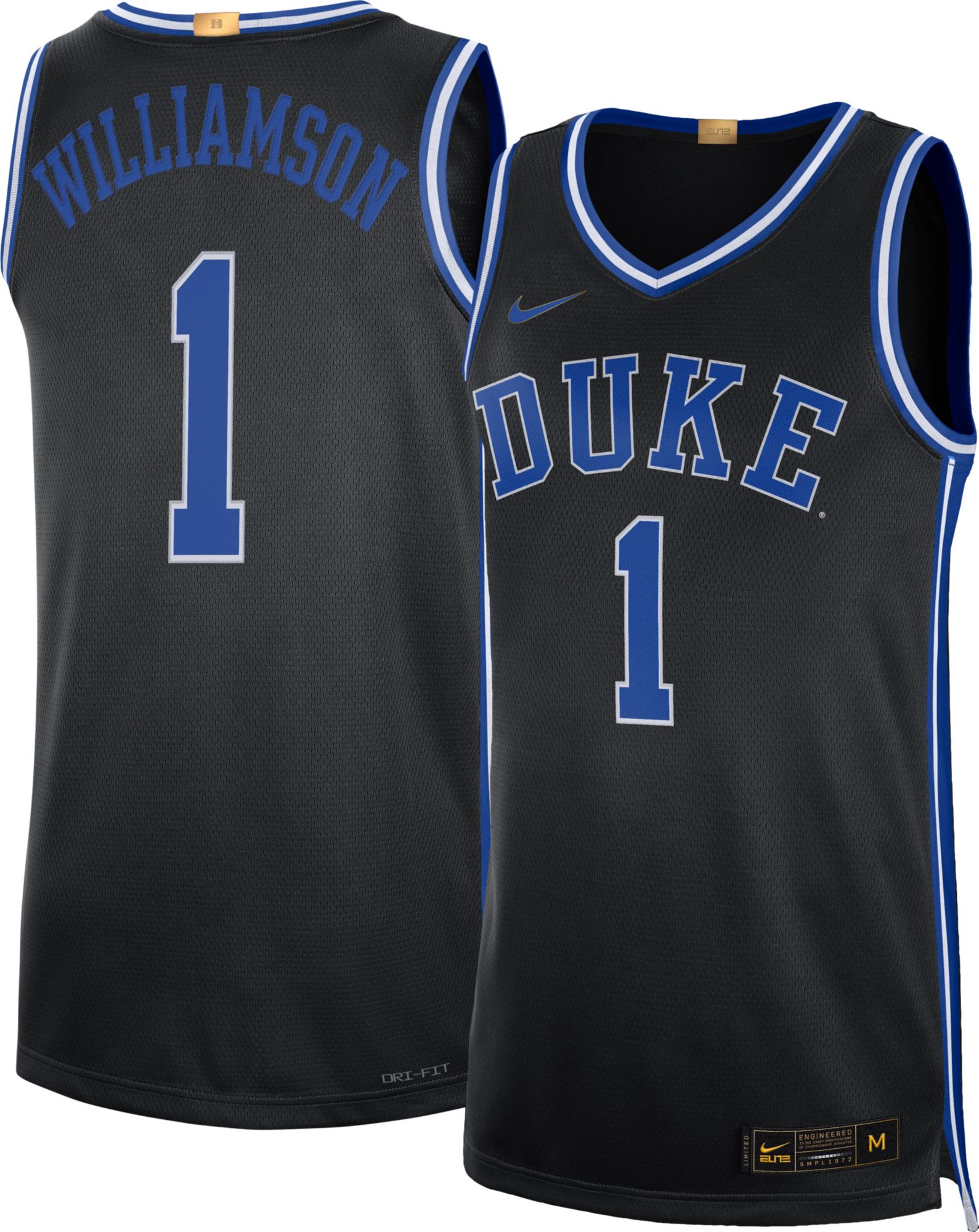 Duke Blue Devils #3 Replica Nike Basketball White Jersey Mens