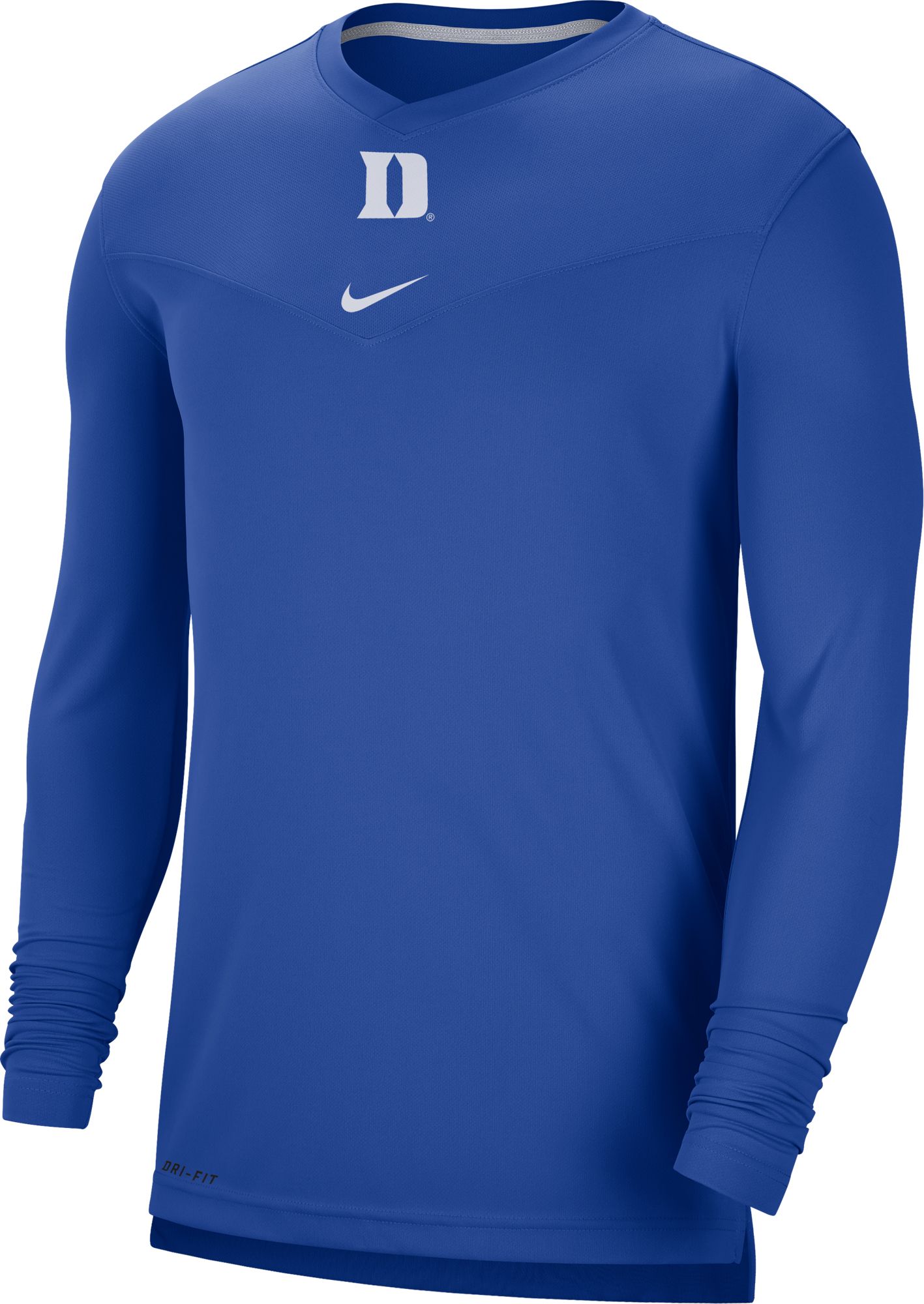 New York Giants Nike Dri-Fit Cotton Long Sleeve Raglan T-Shirt - Mens