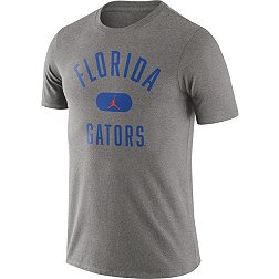 Jordan Men's Florida Gators Grey Basketball Team Arch T-Shirt