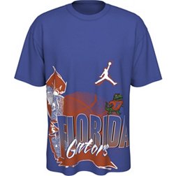 Jordan Men's Florida Gators Blue Max90 90's Basketball T-Shirt