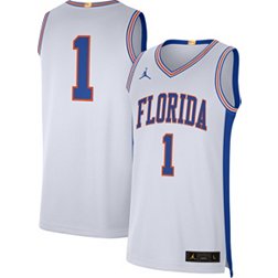 Jordan Men's Florida Gators #1 Replica Basketball White Jersey
