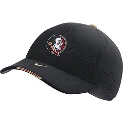 Nike Men's Florida State Seminoles AeroBill Swoosh Flex Classic99 Football Sideline Black Hat