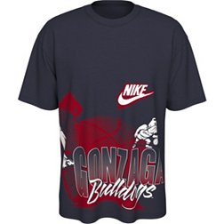Nike Men's Gonzaga Bulldogs Blue Max90 90's Basketball T-Shirt