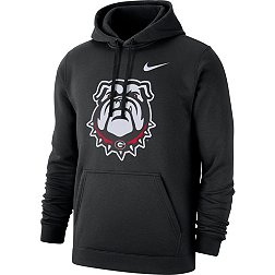 Nike Men's Georgia Bulldogs Club Fleece Pullover Black Hoodie