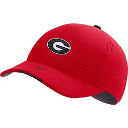 Nike Men's Georgia Bulldogs Red AeroBill Swoosh Flex Classic99 Football Sideline Hat